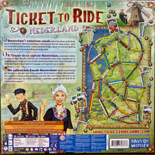 Ticket to Ride Map Collection Volume 4: Nederland