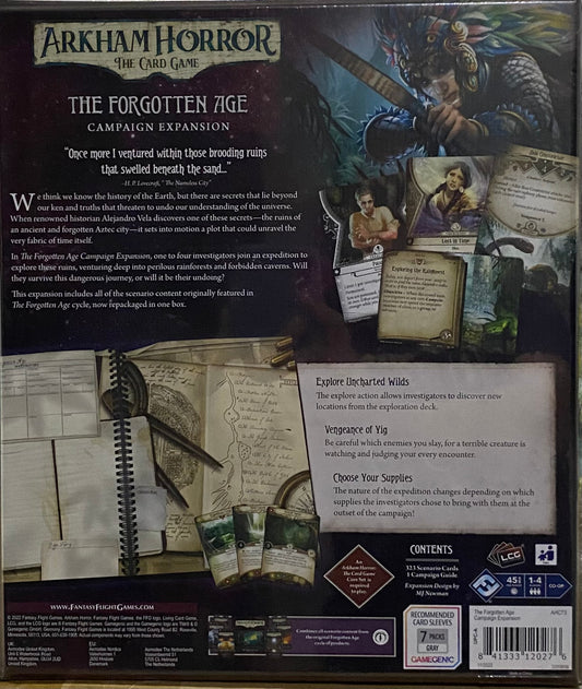 Arkham Horror: The Card Game - Forgotten Age Campaign Expansion