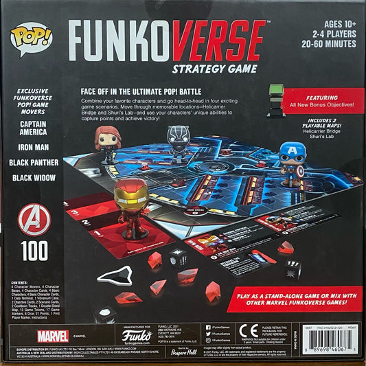 Funkoverse Strategy Game: Marvel 100 4-Pack Base Set