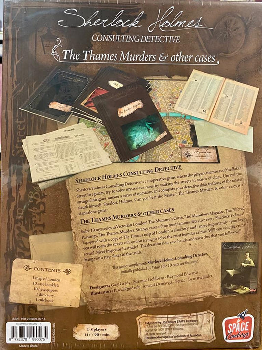 Sherlock Holmes Consulting Detective: The Thames Murders & Other Cases