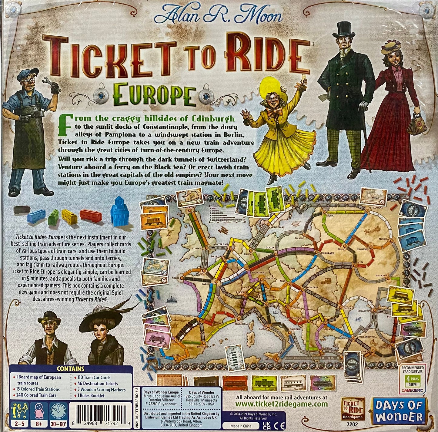 Ticket to Ride: Europe – Board Game Madness