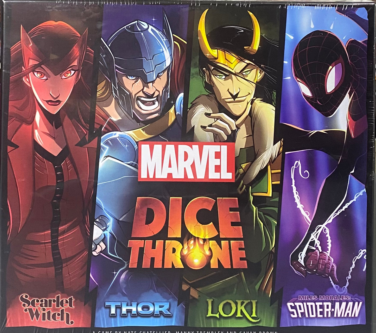 Dice Throne Marvel - Scarlet Witch v. Thor v. Loki v. Spider-Man