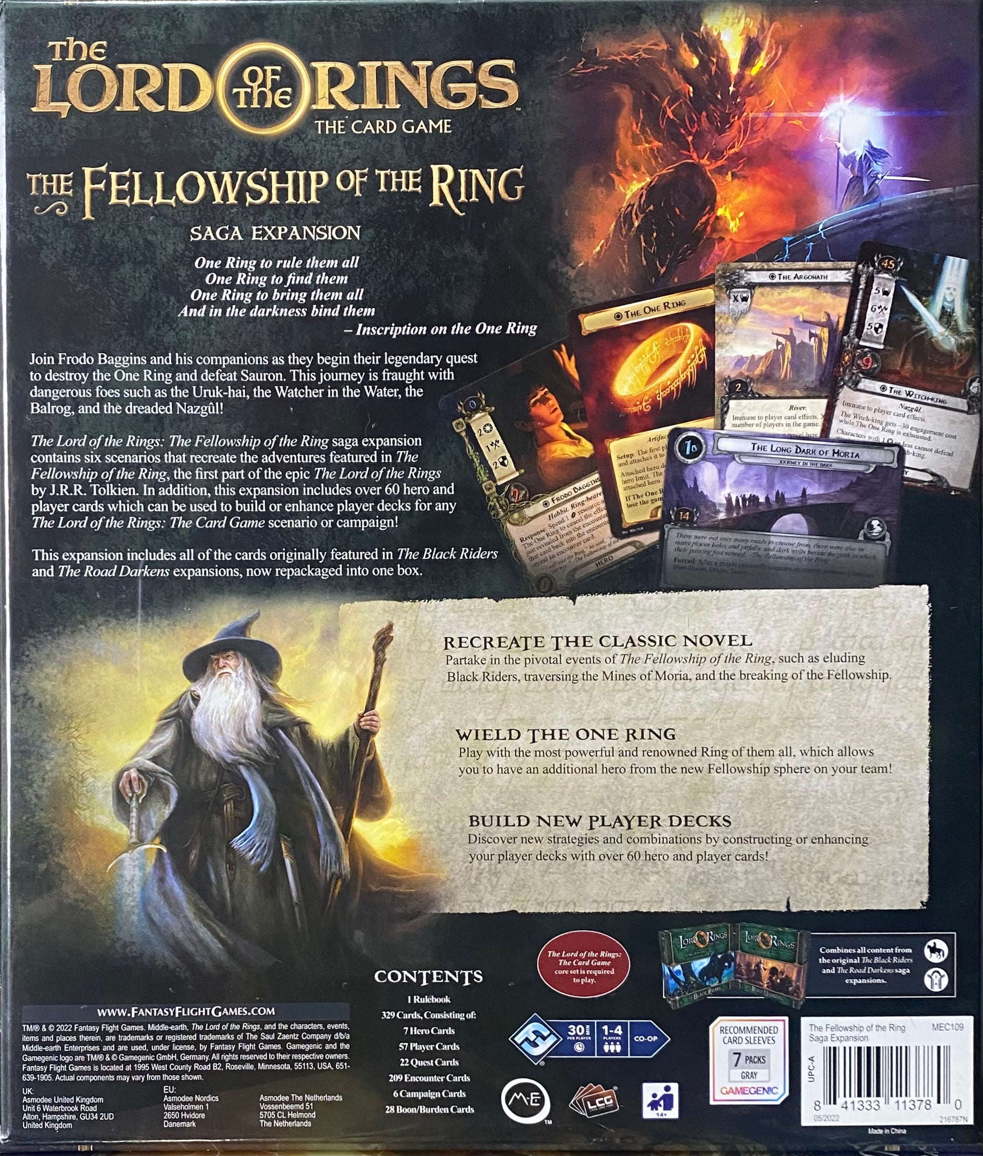 The Lord of the Rings: The Card Game – The Fellowship of the Ring: Sag –  Board Game Madness